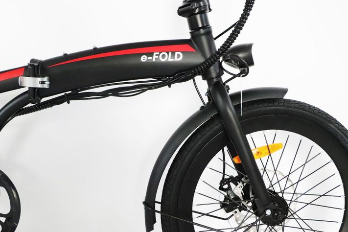 Bicicleta eléctrica plegable Ebicis EFOLD Black-1