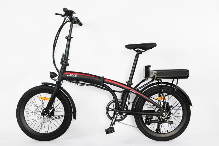 Bicicleta eléctrica plegable Ebicis EFOLD Black-2