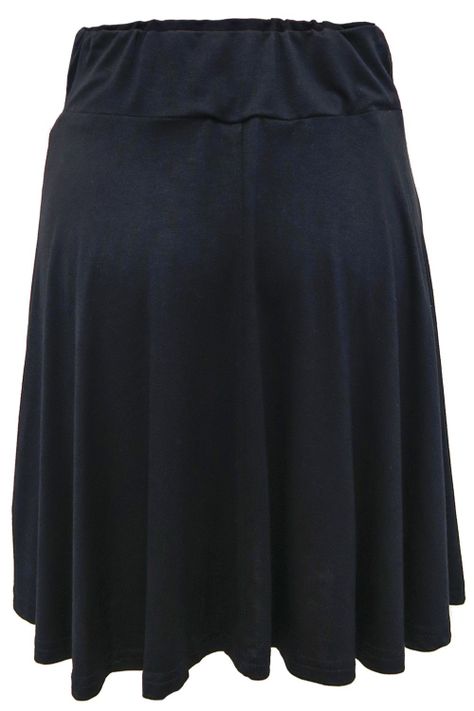 Falda Godet Medallas Negro Nicopoly-2