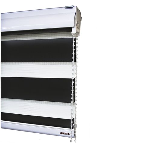 Cortina Roller Duo 105X220 Negro-1