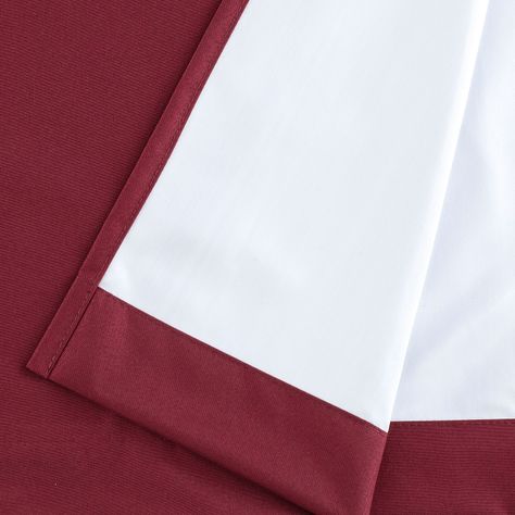 Cortina Tradicional 100% Blackout Rojo-2