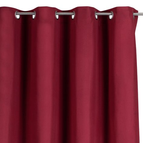 Cortina Tradicional 100% Blackout Rojo-1