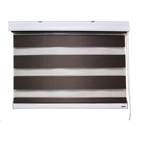 Cortina Roller Duo 165X120 Cafe-0