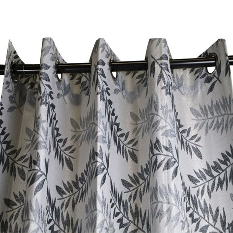 Cortina Tradicional 100% Blackout Hoja Gris-1