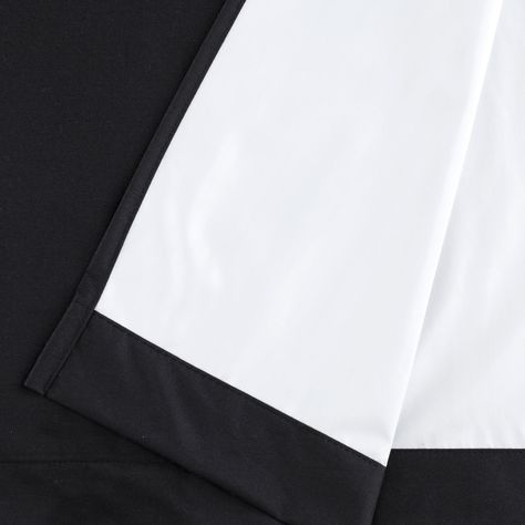 Pack 2 Cortina Tradicional 100% Blackout Negro-2