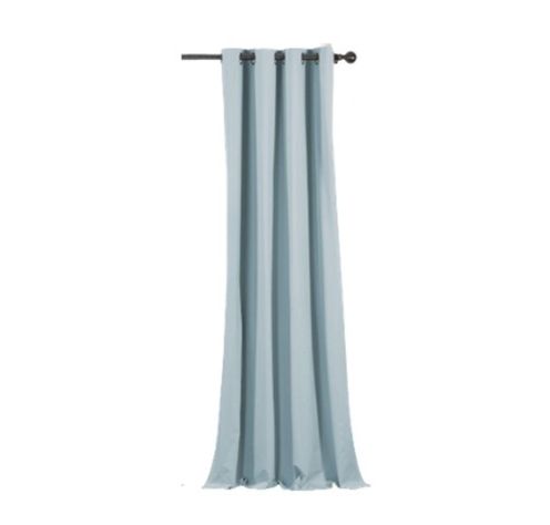 Cortina Tradicional 100% Blackout Azul Claro-0