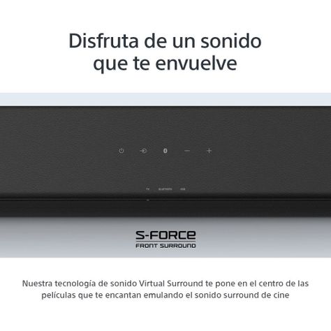 Soundbar de 2 Canales con Bluetooth HT-S100F-6