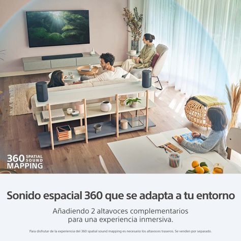 Barra de sonido de 3.1 canales con tecnología 360 Spatial Sound Mapping y Dolby Atmos  HT-A3000-7