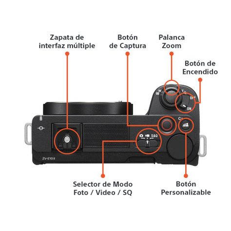 Cámara ZV-E10 II para videoblogs-2