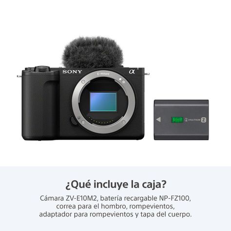 Cámara ZV-E10 II para videoblogs-5