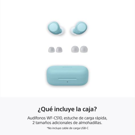 Audífonos Bluetooth WF-C510 Azul-7