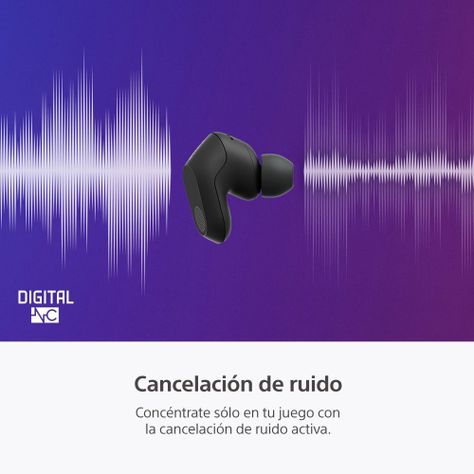 Audífonos “True Wireless” inalámbricos con Noise Cancelling para juegos INZONE Buds-3