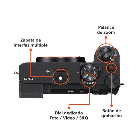 Cámara Profesional Compacta Full Frame Mirrorless ILCE-7CM2 Negra-3