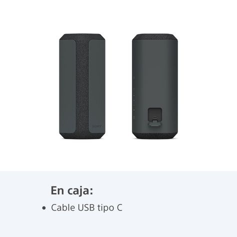 Parlante inalámbrico portátil XE300 de la serie X Negro-4