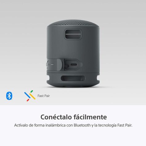 Parlante inalámbrico portátil XB100 Negro-3