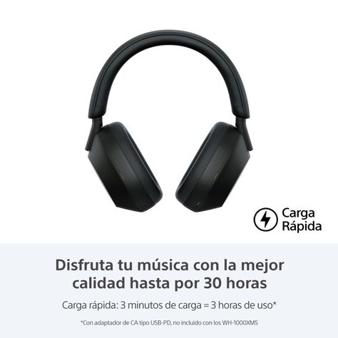 Audífonos Noice Cancelling WH-1000XM5 Negro-1