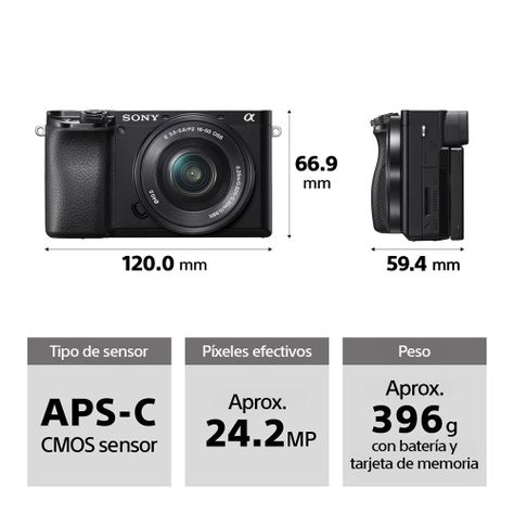 Cámara Profesional ILCE-6100Y-1