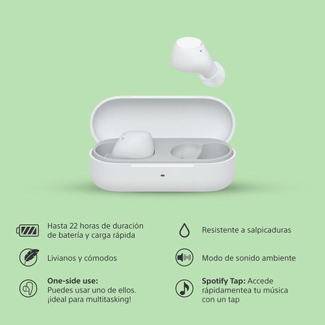 Audífonos Bluetooth WF-C510 Blanco-1