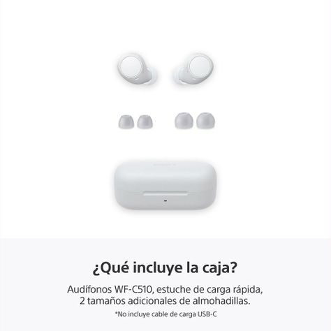 Audífonos Bluetooth WF-C510 Blanco-7