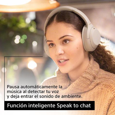 Audífonos Inalámbricos Noise Cancelling WH-1000XM4 Plata-3