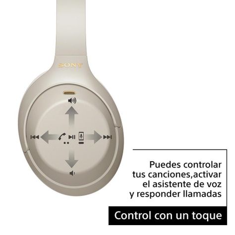 Audífonos Inalámbricos Noise Cancelling WH-1000XM4 Plata-1