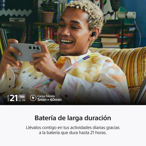 Audífonos inalámbricos con noise canceling LinkBuds Fit Negro-6