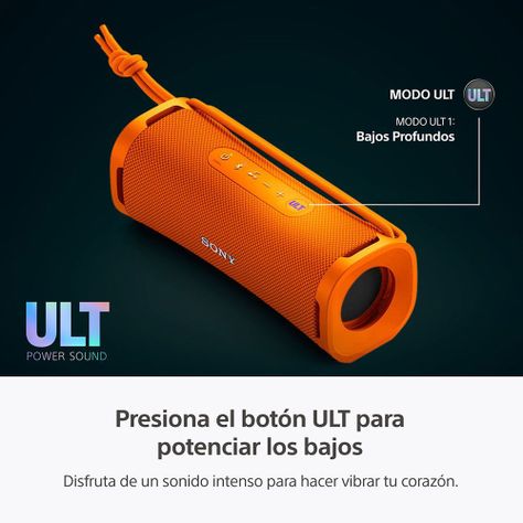 Parlante portátil inalámbrico ULT FIELD 1 Naranjo-1