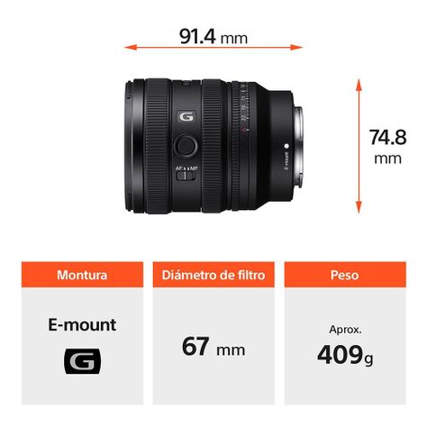 Lente Montura E Zoom Gran Angular FE 16-25 mm-1