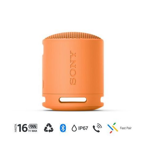 Parlante inalámbrico portátil XB100 Naranjo-1