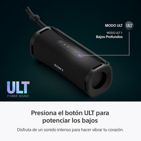 Parlante portátil inalambrico ULT FIELD 1 Negro-1