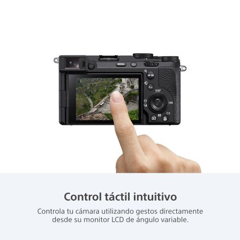 Cámara Profesional Compacta Full Frame Mirrorless ILCE-7CR Negra-4