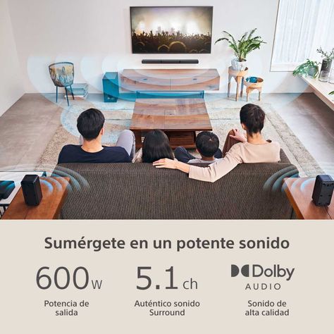 Soundbar de 5.1 Canales HT-S40R-4