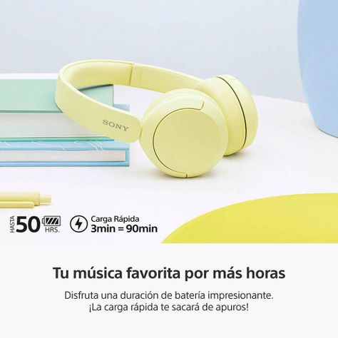 Audífonos inalámbricos WH-CH520 Amarillo-5