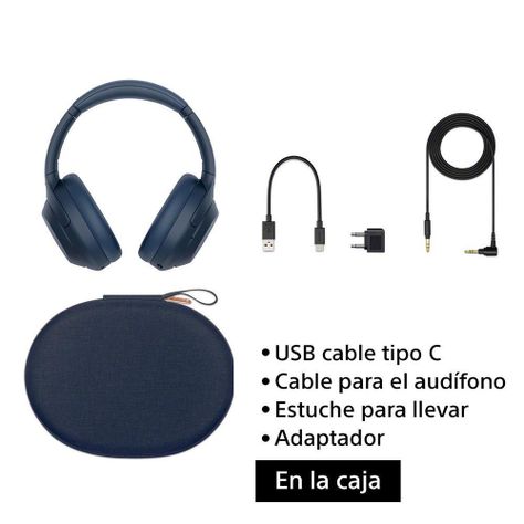 Audífonos Inalámbricos Noise Cancelling WH-1000XM4 Azul-2