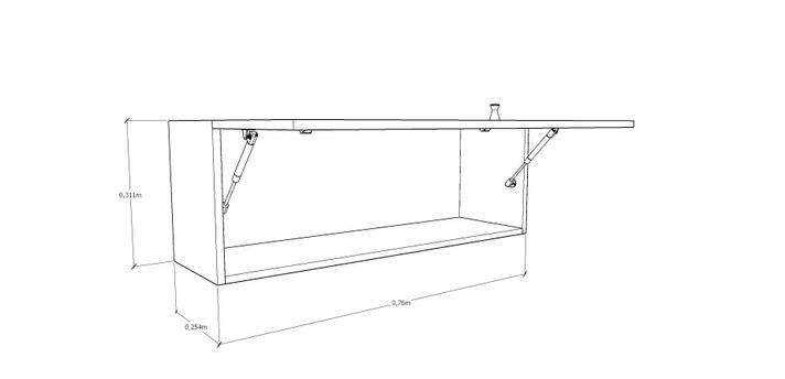 Mueble Aereo Mural Flotante Organizador Cocina Aseo-3