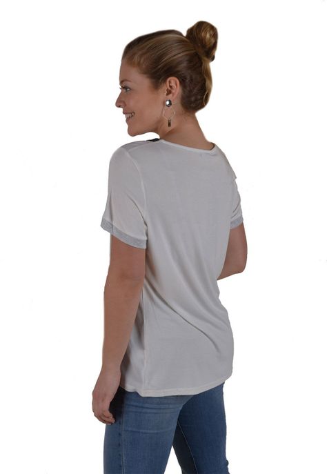 Polera Beautiful Blanco Alexandra Cid-1