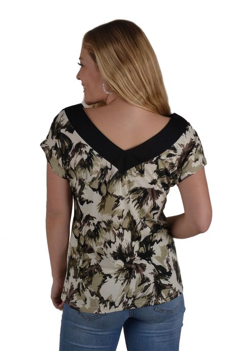 Polera Ojetillas Verde Alexandra Cid-1