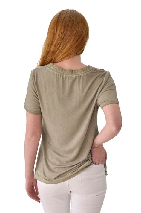 Polera aplicacion swead olivo Alexandra Cid-3