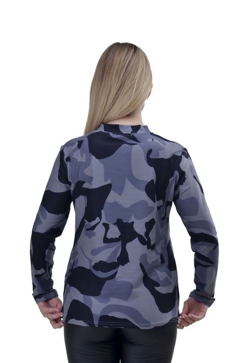 Polera camuflaje gris Alexandra Cid-2