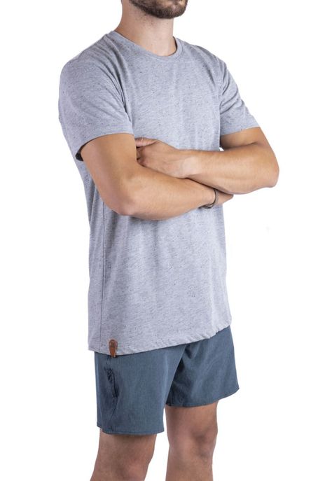 Polera Material Reciclado 2do Pegue Gris Local Crew-1