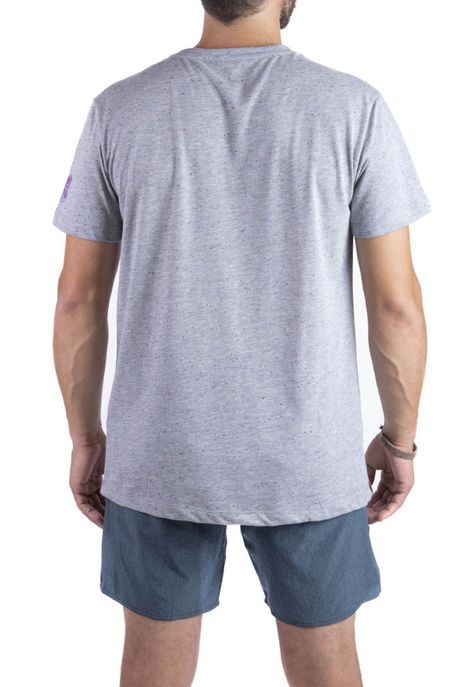 Polera Material Reciclado 2do Pegue Gris Local Crew-4