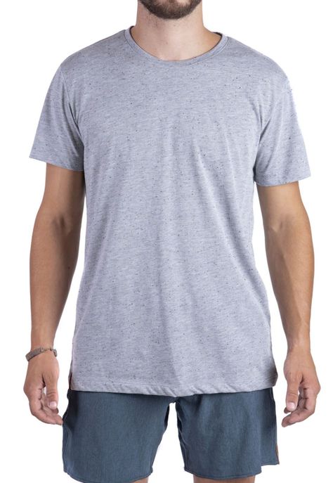 Polera Material Reciclado 2do Pegue Gris Local Crew-0