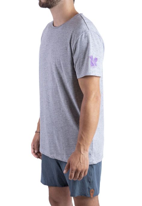 Polera Material Reciclado 2do Pegue Gris Local Crew-2