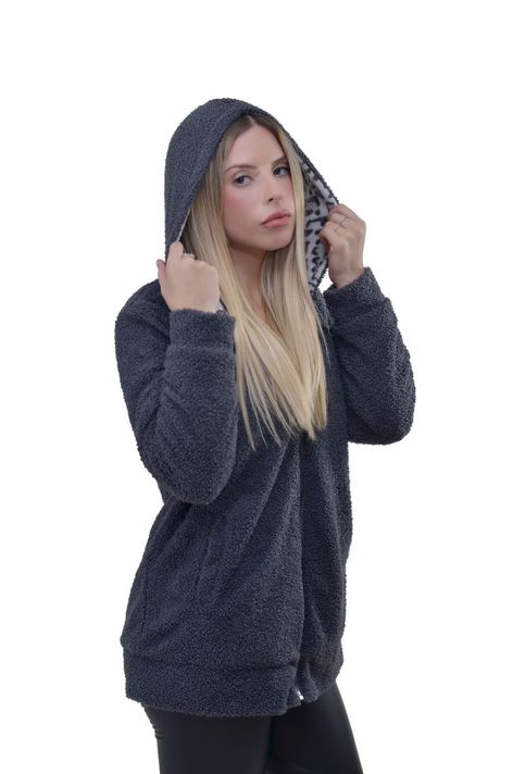 Chaqueta Mutton Doble Gris Alexandra Cid-2