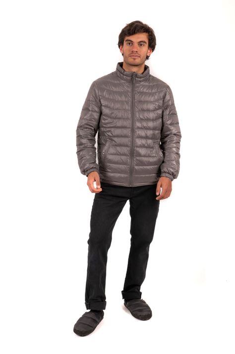 Parka Down Hombre S/g Gris Local crew-0