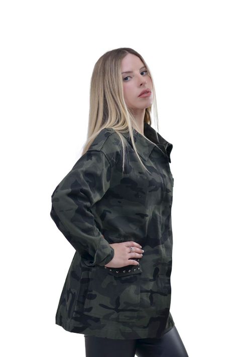Chaqueta Camuflaje Olivo Alexandra Cid-2