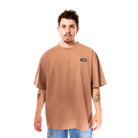 Polera Manga Corta Café Genderless Spitfire-0