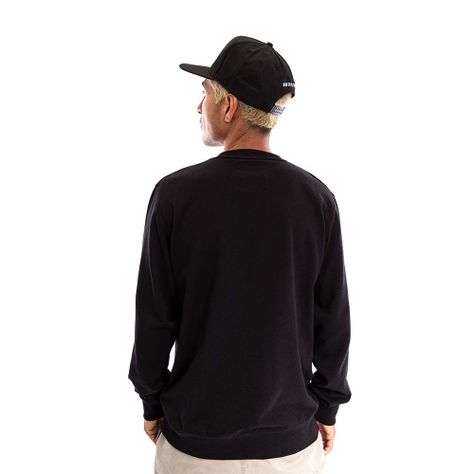 Polerón Negro Crew Unisex Spitfire Hombre-3