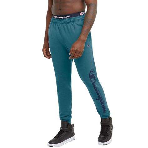 Jogger Hombre Champion Azul Powerblend Graphic Turquesa-0