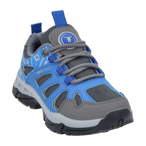 Zapato Infantil Outdoor Alto Azul Gris Juncal Blacksheep-1